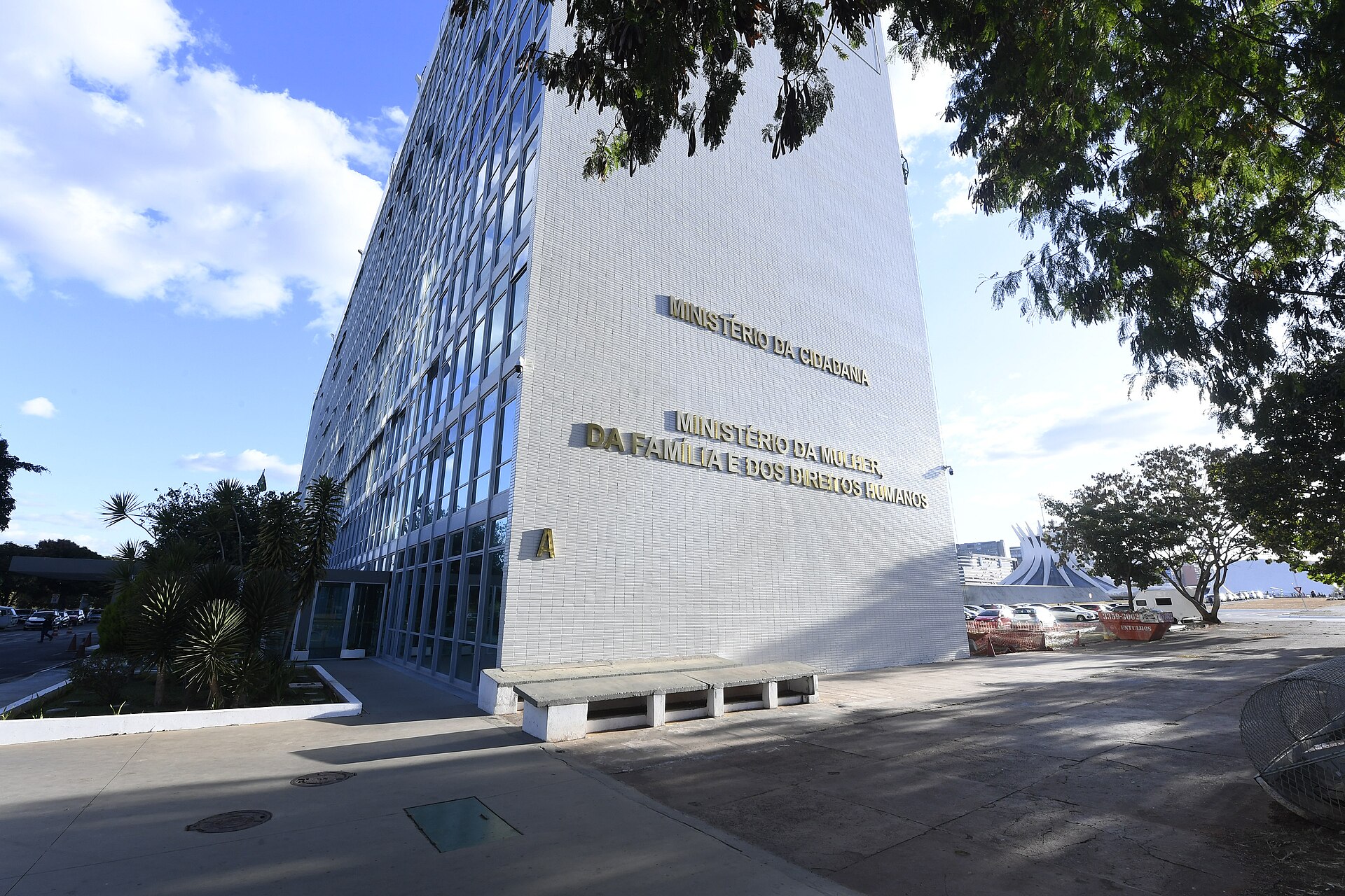 Vista da Esplanada dos Ministérios, em Brasília